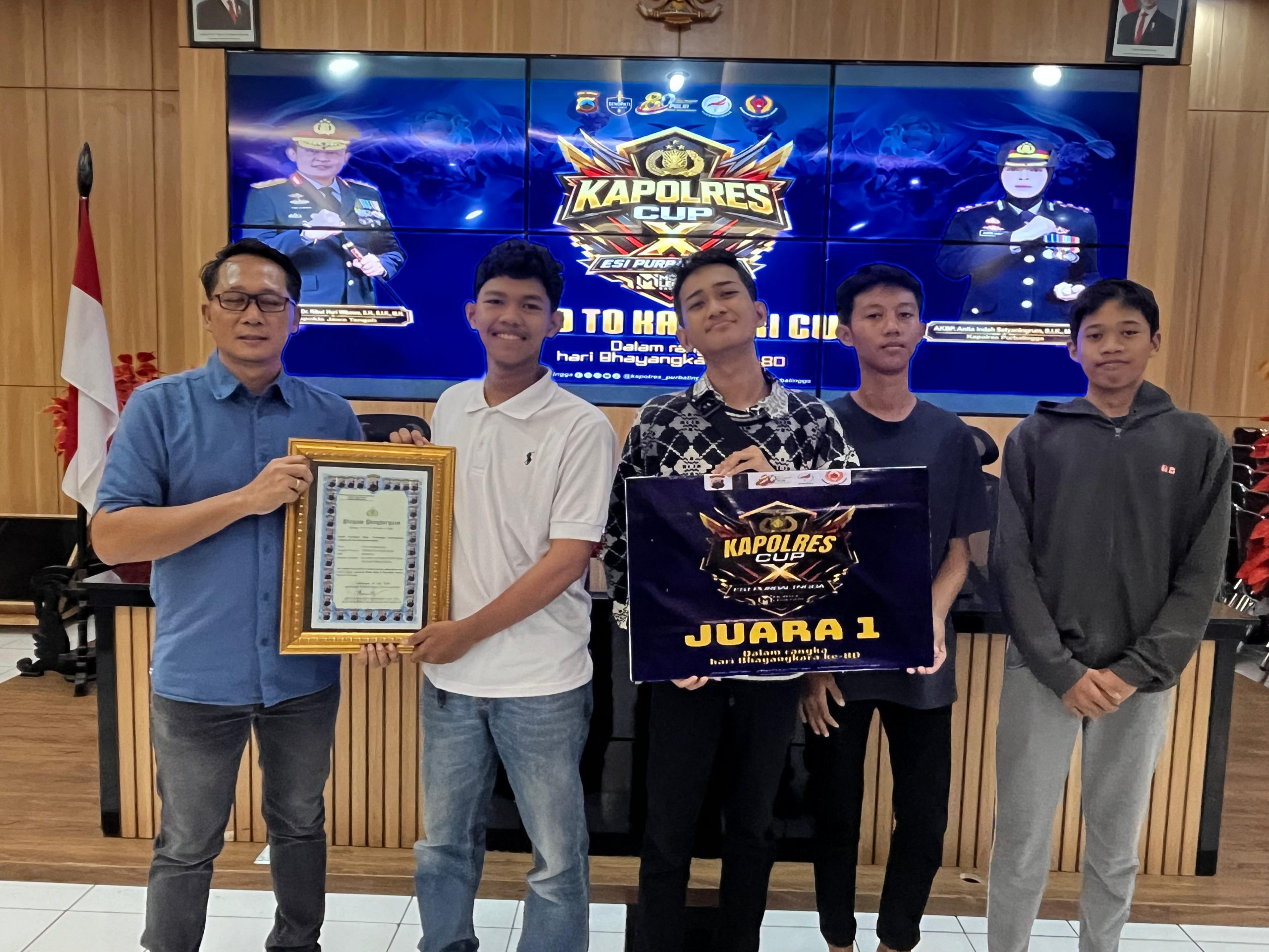 Polres Purbalingga Kirim Dua Tim Ikuti Turnamen Esports Kapolda Jateng Cup 2026