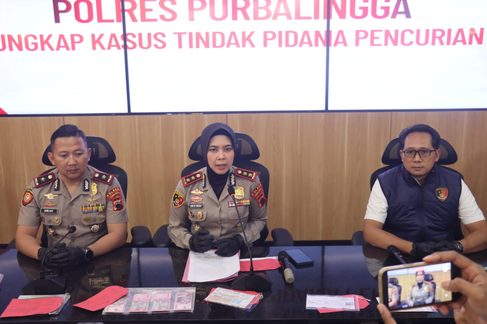 Pencurian Emas dengan Kerugian Rp26 Juta Diungkap Polres Purbalingga 