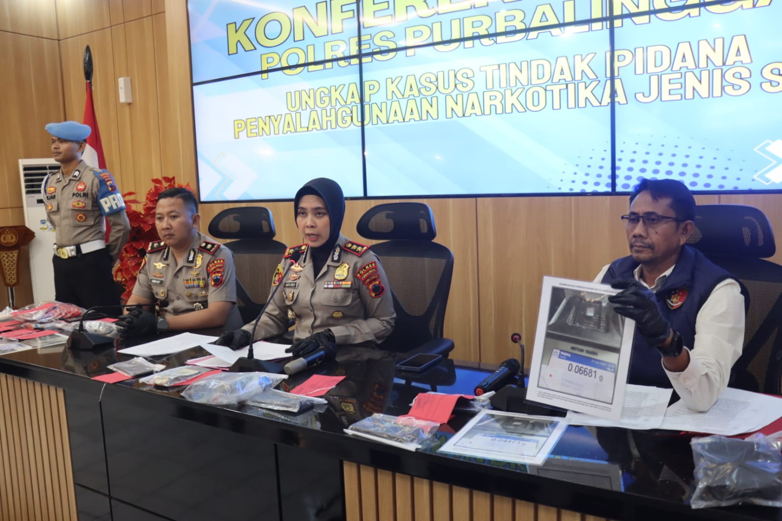 Polres Purbalingga Ungkap Tiga Kasus Narkotika, Lima Tersangka Diamankan 
