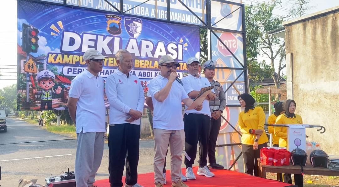 Sinergi Satlantas Polres Purbalingga dan Warga Bentuk Kampung Tertib Lalu Lintas 