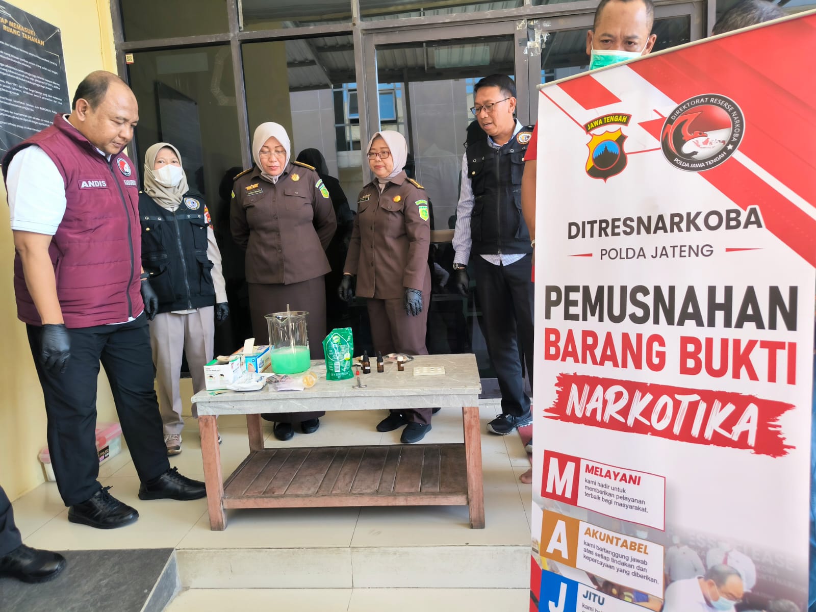 Cegah Penyalahgunaan Barang Bukti, Ditresnarkoba Polda Jateng Musnahkan Sabu Sesuai Penetapan Kejaksaan
